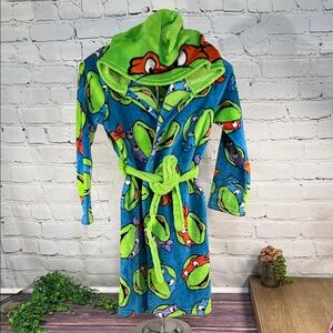 TMNT Teenage Mutant Ninja Turtle (Nickelodeon) Raphael hood Vibrant Kids' Robe